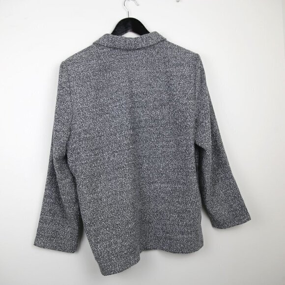 Vintage Tradition Classics Tweed Collared Grey Button Down Shirt - Picture 6 of 6